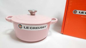 新品⭐︎LE CREUSET ル・クルーゼ ココット　シフォンピンク 16cm① LE CREUSET(ル・クルーゼ) ル・クルーゼ ココット・ロンド 2101 20cm