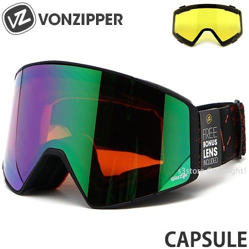 【品質保証，本物保証】 品 ボンジッパー カプセル 19年モデル VONZIPPER CAPSULE ゴーグル GOGGLE ボーナスレンズ付(ボンジッパー)｜売買されたオークション情報、yahooの商品情報をアーカイブ公開 - オークファン ゴーグル