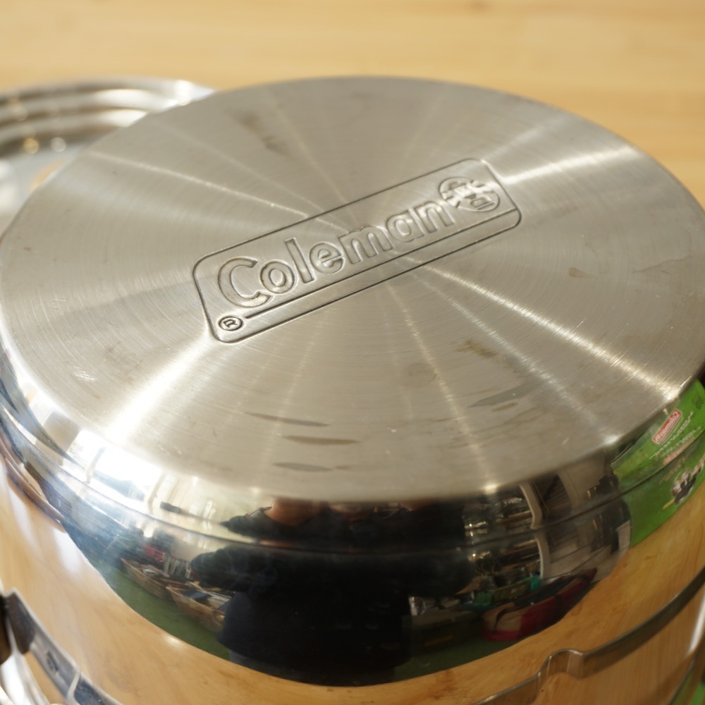 Coleman (L)｜Yahoo!フリマ セット 3-レイヤースタッキングクッカー Coleman(コールマン) | アウトドア用品・アウトドア 3レイヤースタッキングクッカーセット 3レイヤースタッキングクッカーセットL 170-9267 3レイヤースタッキングクッカーセット&frasl;M 0 アウトドアスタッキングクッカーセット&frasl;L アウトドアスタッキングクッカーセット&frasl;M 170-9373 だい様コールマン（Coleman）三層スタッキングクッカーセット170-9267