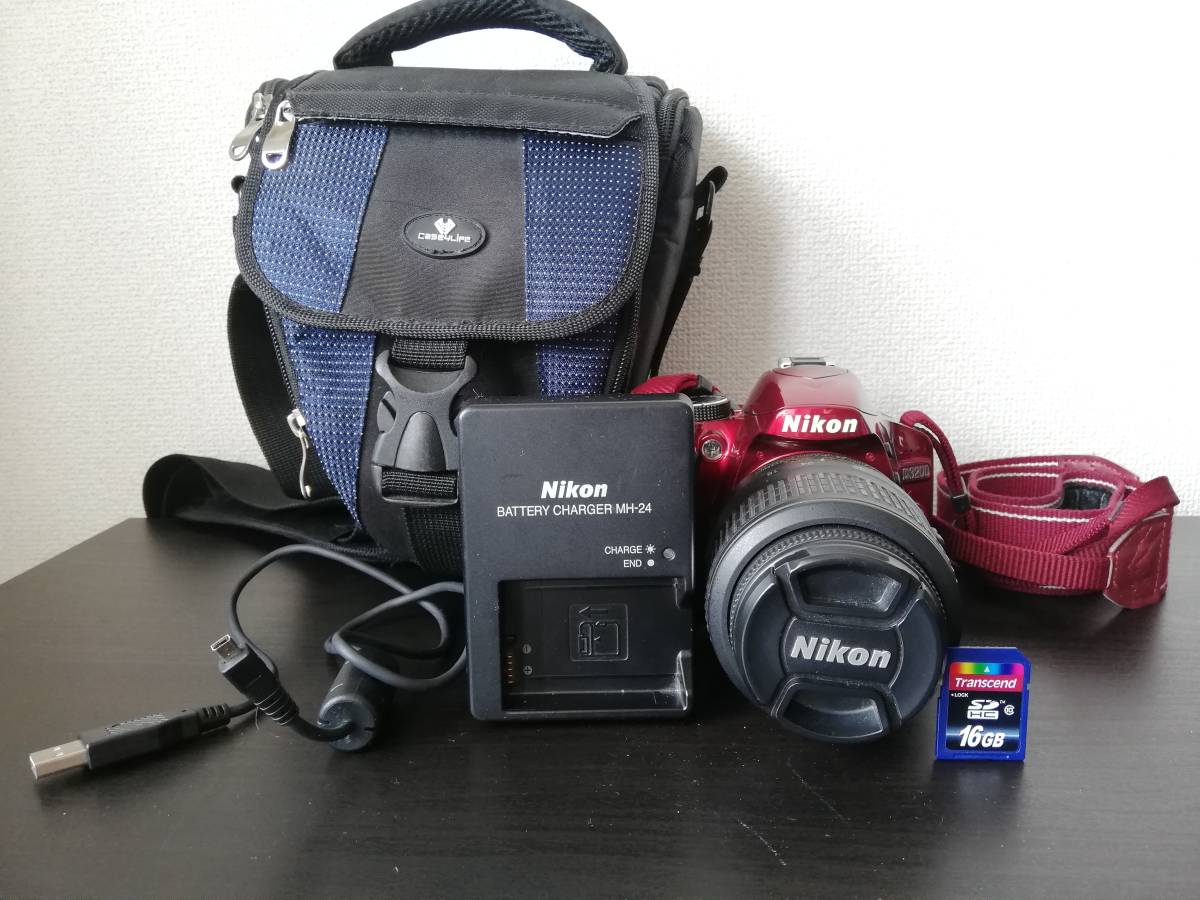 中古】Nikon ニコン デジタル一眼レフカメラ D3200 + AF-S 18-55 