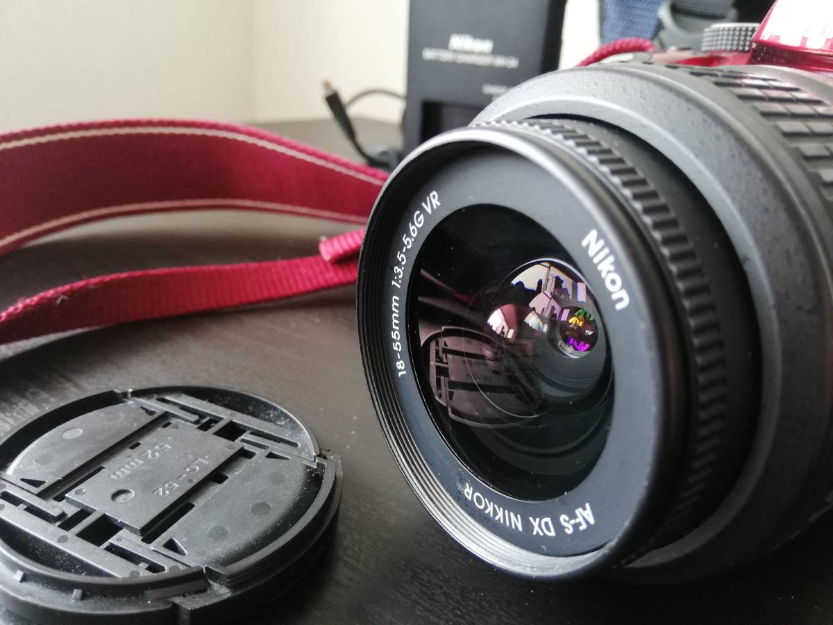 中古】Nikon ニコン デジタル一眼レフカメラ D3200 + AF-S 18-55 