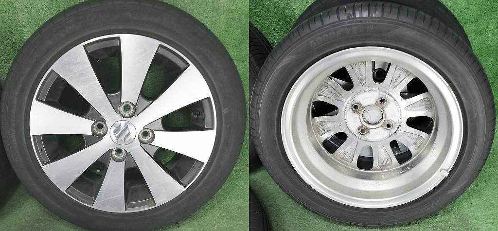 ☆2016年製 165/55R14 72V GOOD YEAR EfficientGrip 中古 夏タイヤ 14