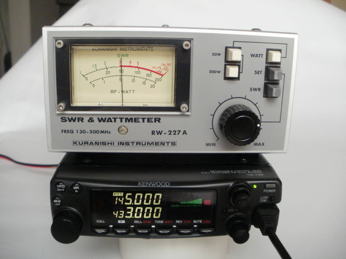 早い者勝ち！ケンウッドＴＭ－７３２Ｓハイパワー受信拡張 ケンウッド TM-732S 144/430MHz ハイパワー50W/35W+DFK-3 各部調整済