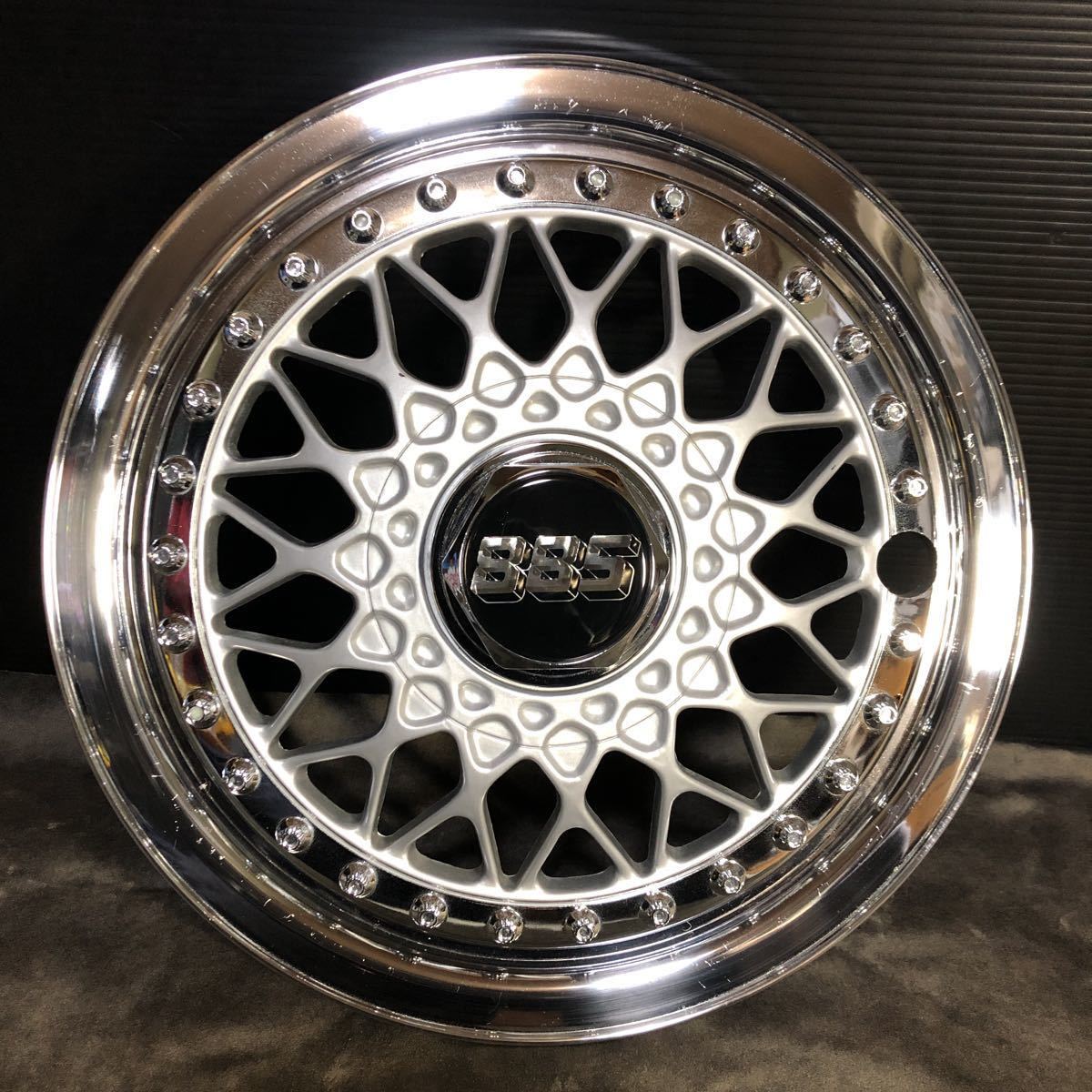 885 ホイール キャップ 本物 4枚 14インチ 鉄チン 激レア 廃盤 BBS RS 
