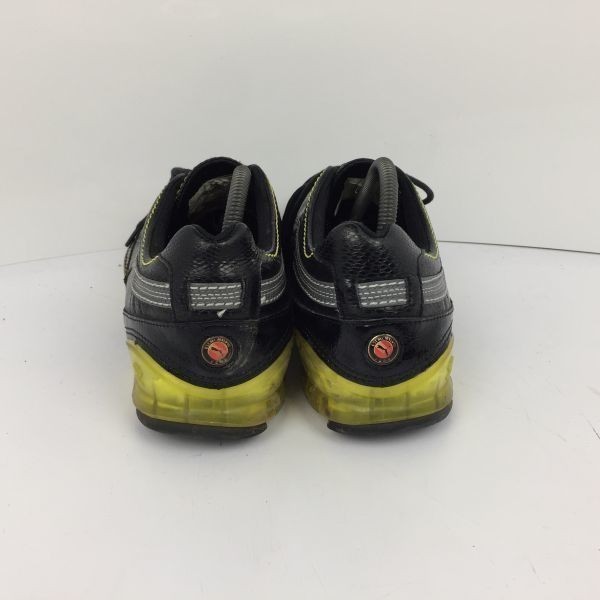 PUMA☆cell meio Leather☆レザー/ランニングシューズ【28.5/黒×黄 