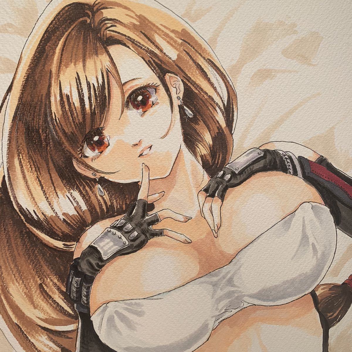 同人手描きイラスト Ffviir ティファ ロックハート ファイナルファンタジー7リメイク 手描きイラスト 売買されたオークション情報 Yahooの商品情報をアーカイブ公開 オークファン Aucfan Com