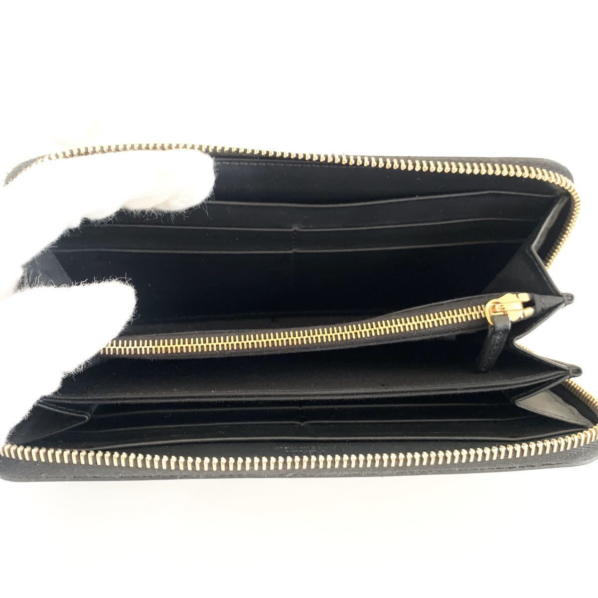 □極美品□ フェンディ FENDI モンスター バッグ バグズ アイ 長財布 