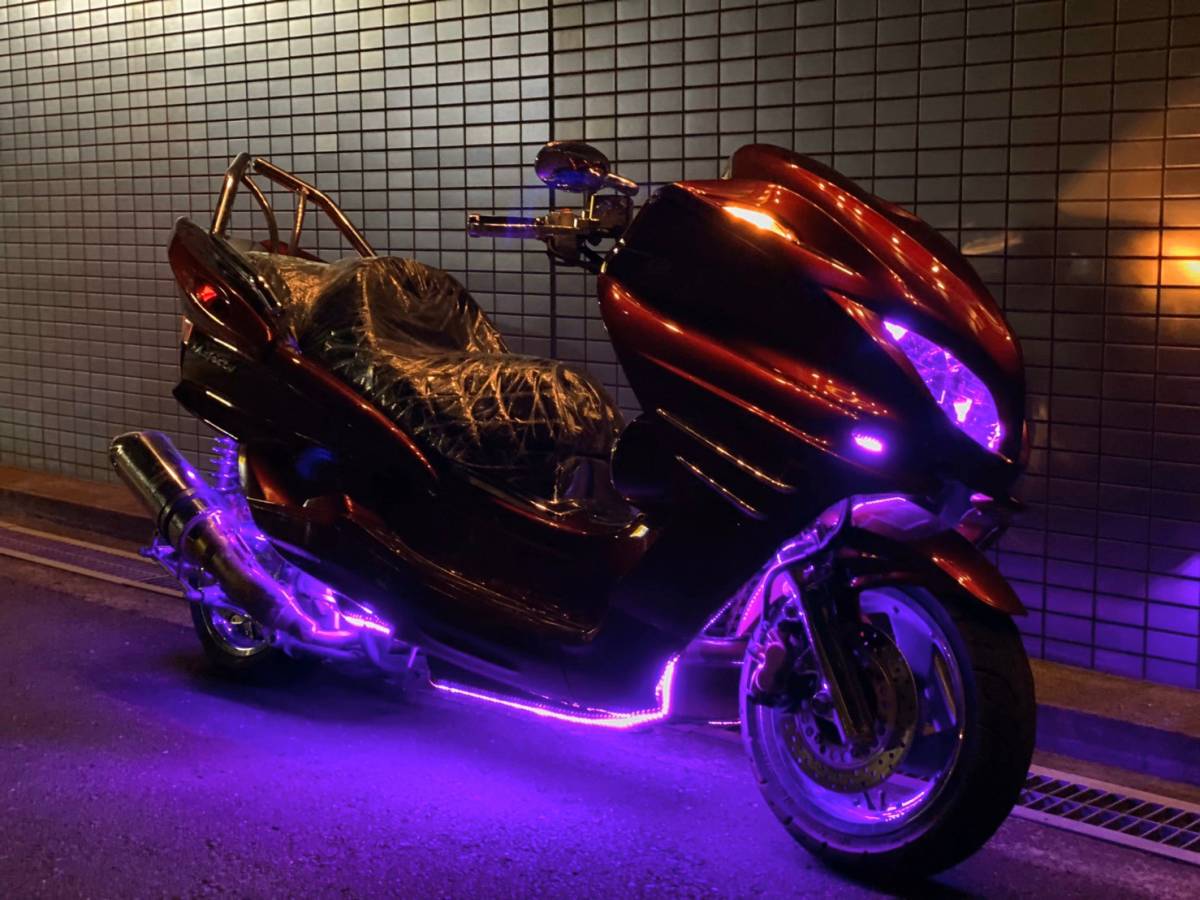 ☆YAMAHA・マジェスティC・ワインレッドカラー・フルカスタム・人気
