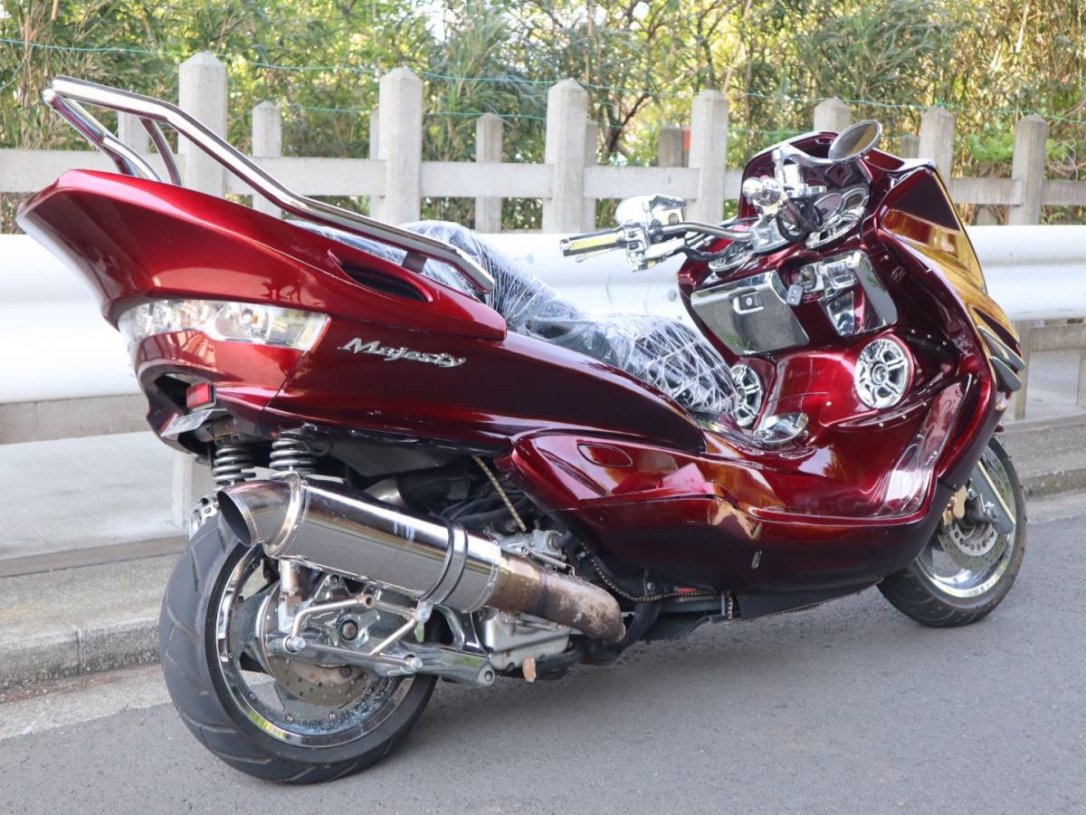 ヤマハ ワインレッド RAY | YAMAHAマジェスティC人気のワインレッド