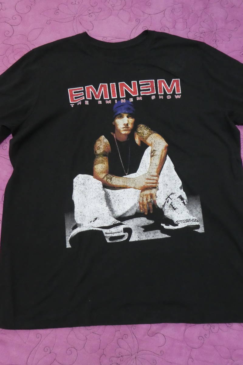 EMINEM エミネム THE EMINEM SHOW ザ・エミネム・ショウ RAP TEE 半袖 ラップ Tシャツ XXL　ビッグシルエット