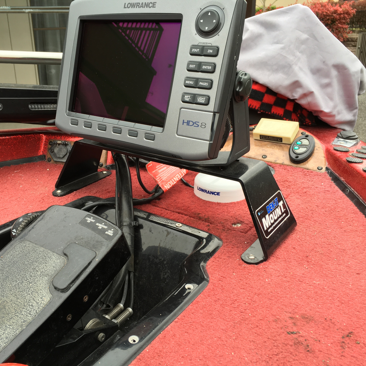 Outdoors Mounts PROcise Dek-It Dual 0.0 Deck - Warehouse Tackle Electronics Mount Electronic Procise DEK-IT Boats,
