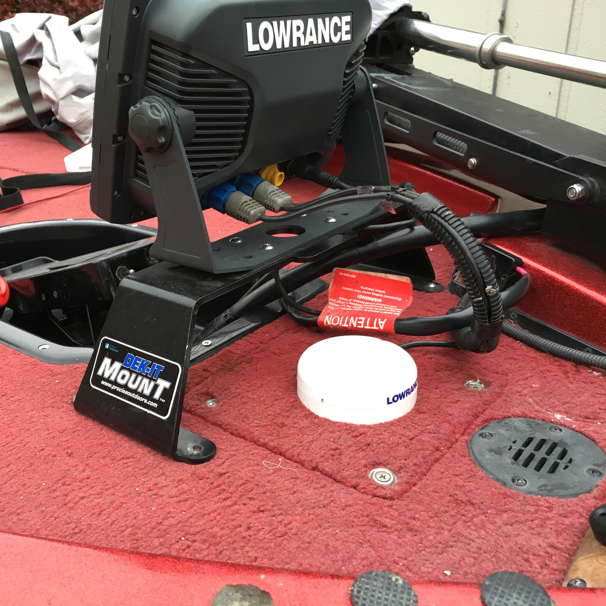 Outdoors Mounts PROcise Dek-It Dual 0.0 Deck - Warehouse Tackle Electronics Mount Electronic Procise DEK-IT Boats,
