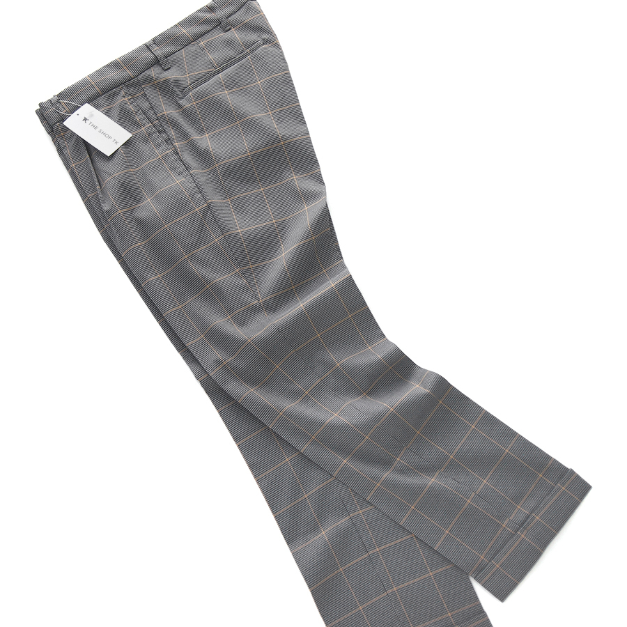  タケオキクチ ハウンドトゥース アンクル トラウザーズ XL 灰 P25045 THE SHOP TK 春夏 パンツ スラックス ストレッチ メンズ(XLサイズ以上)｜売買されたオークション情報、yahooの商品情報をアーカ XLサイズ以上