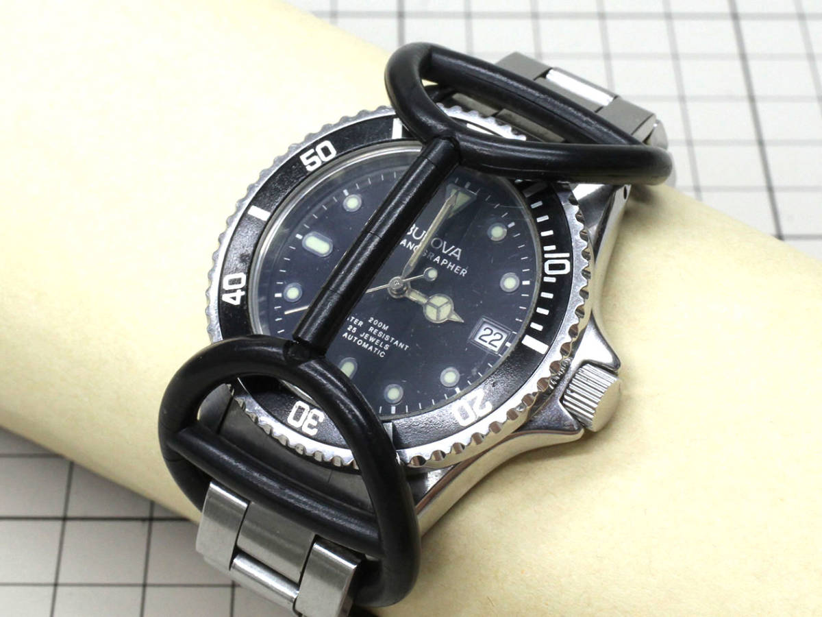 05】BULOVA OCEANOGRAPHER 自動巻き ダイバー時計