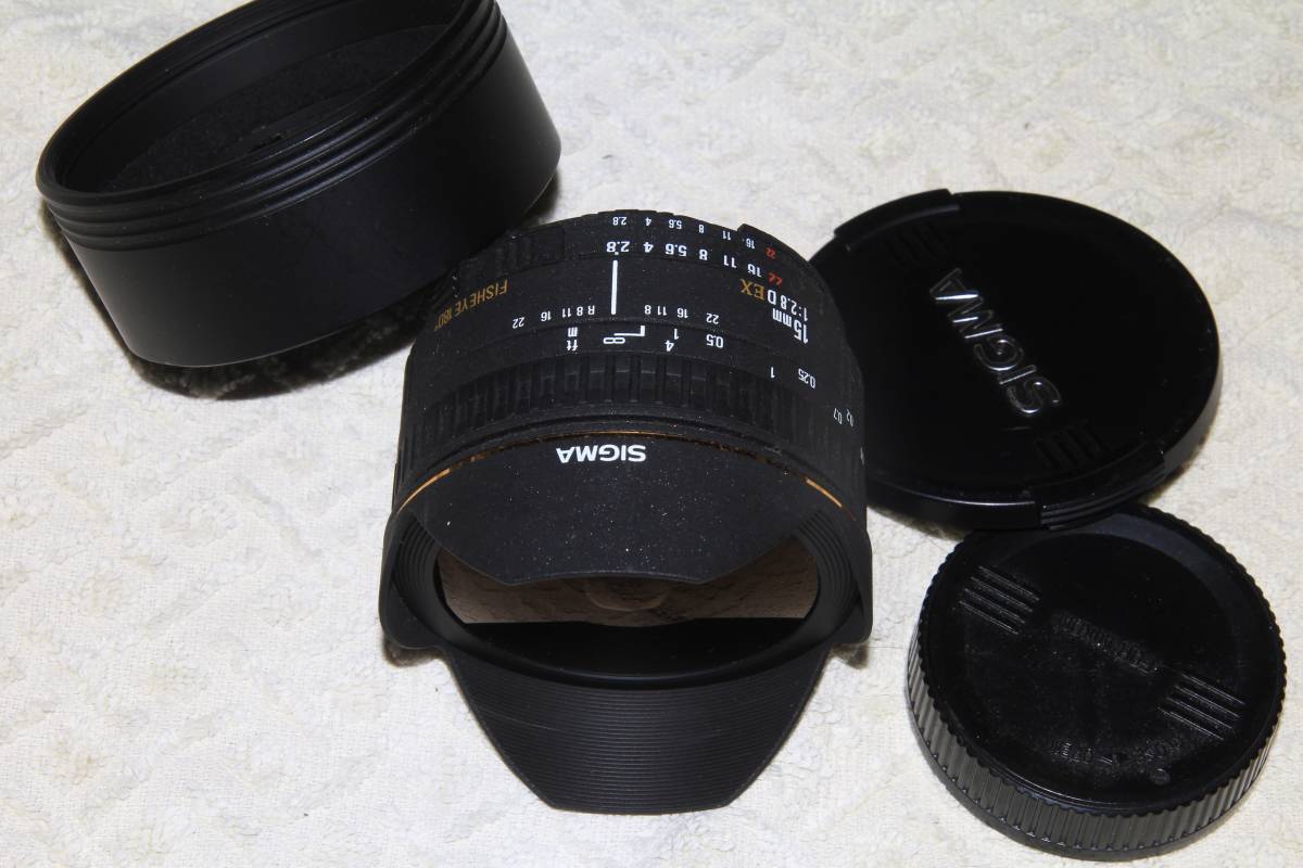 ☆実用品☆ SIGMA シグマ EX DG FISHEYE 15mm F2.8 SONY MINOLTA ソニーA