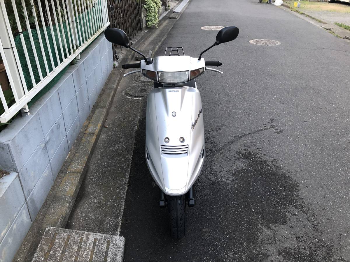 納車から10日で200km走行。アドレスV100（CE13A）のファースト