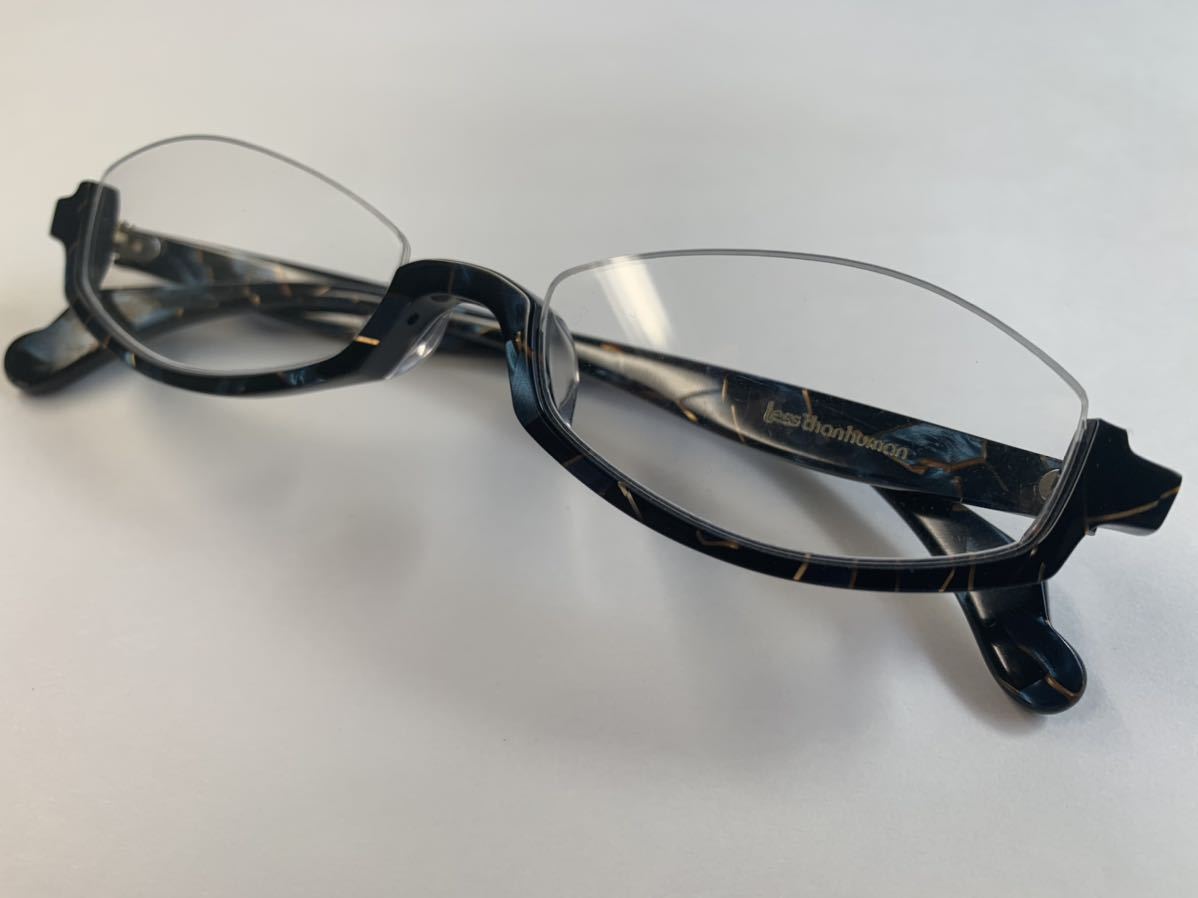Less Than Human レスザンヒューマン TIME 52 眼鏡 メガネ フレーム 5217-140 E0566(アンダーリム)｜売買 ...