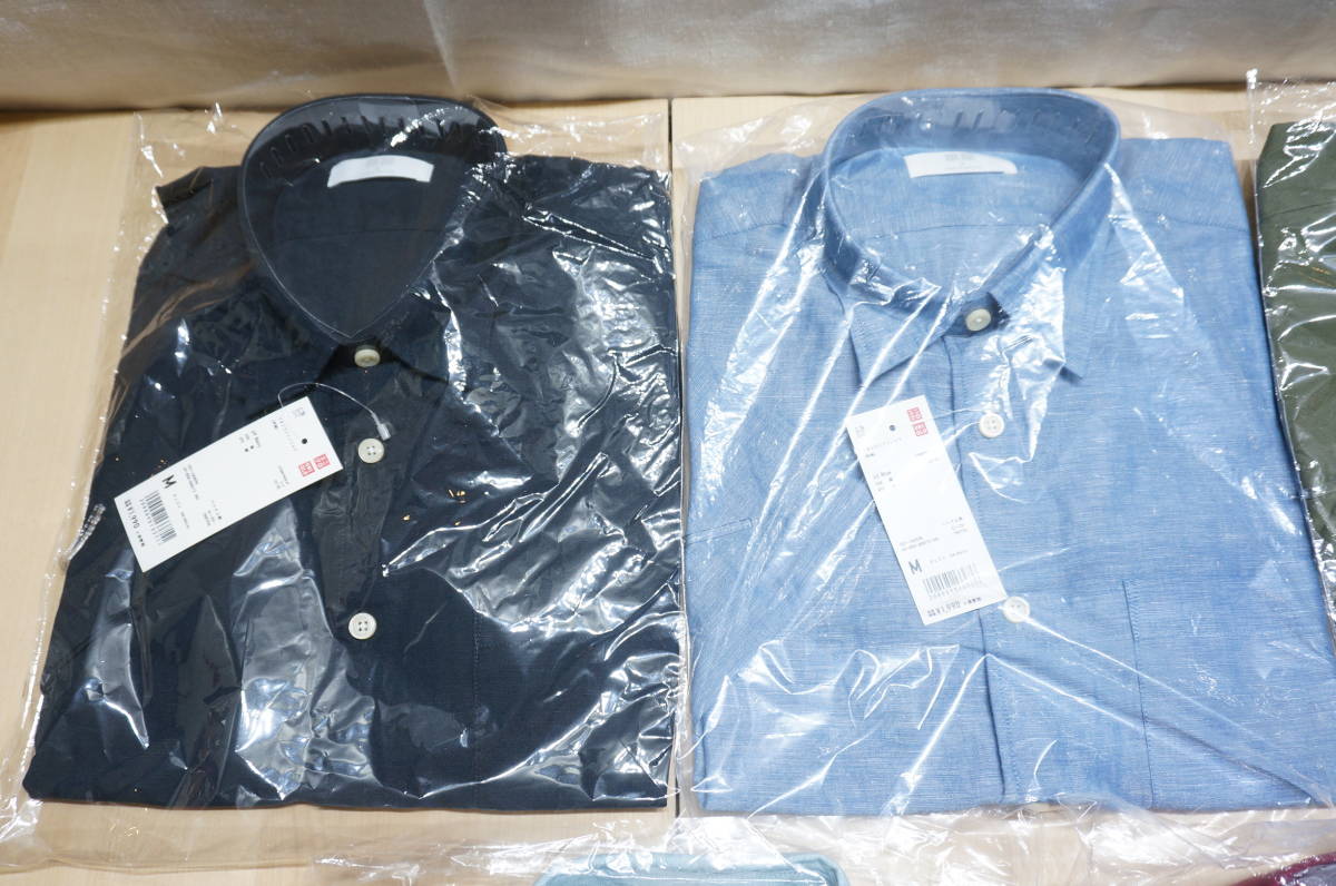 R0 2z 品 Uniqlo ユニクロ 5点セット メンズ リネンシャツ 半袖 長袖 ポロシャツ Mサイズ おまとめセット トップス 売買されたオークション情報 Yahooの商品情報をアーカイブ公開 オークファン Aucfan Com