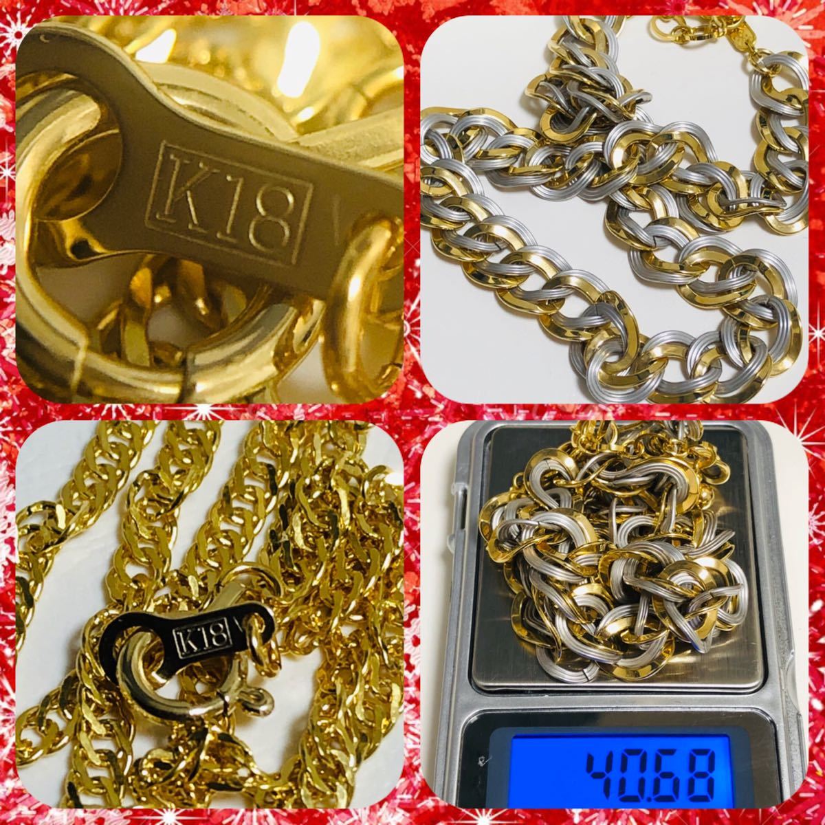 旧家整理 18金.K18.K18WG.18K刻印有り.素材不明含む箱付きアクセサリー