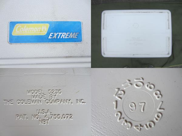 新品未使用！1993年7月製造　コールマン200B 743J ケース等付属！ コールマン Coleman XTREME COOLER BOX MODEL5235