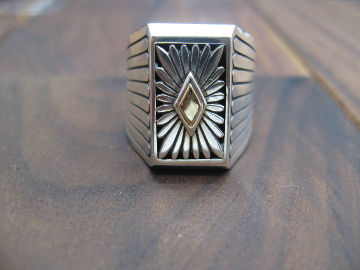 NAVAJO HowardNelson 14Kシルバーサンバーストリング 24号