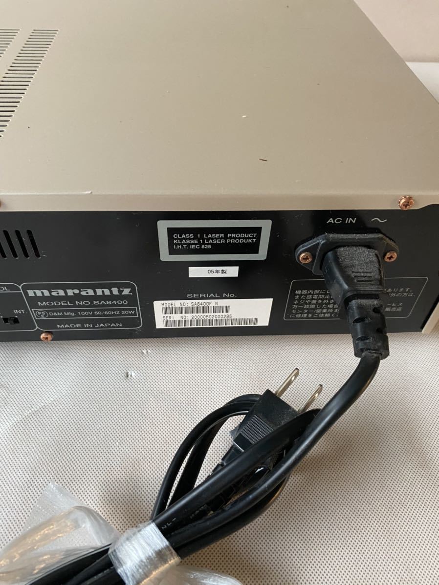 C-47 marantz CDプレーヤー【super audio CD player】SA8400 マランツ