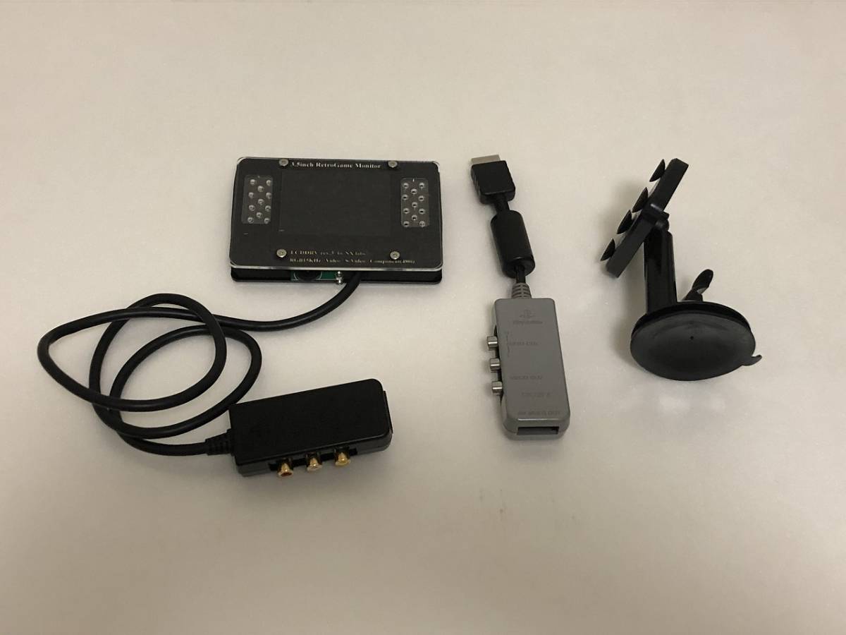 【333】ジャンク/3.5'レトロゲーム用モニター/送料無料