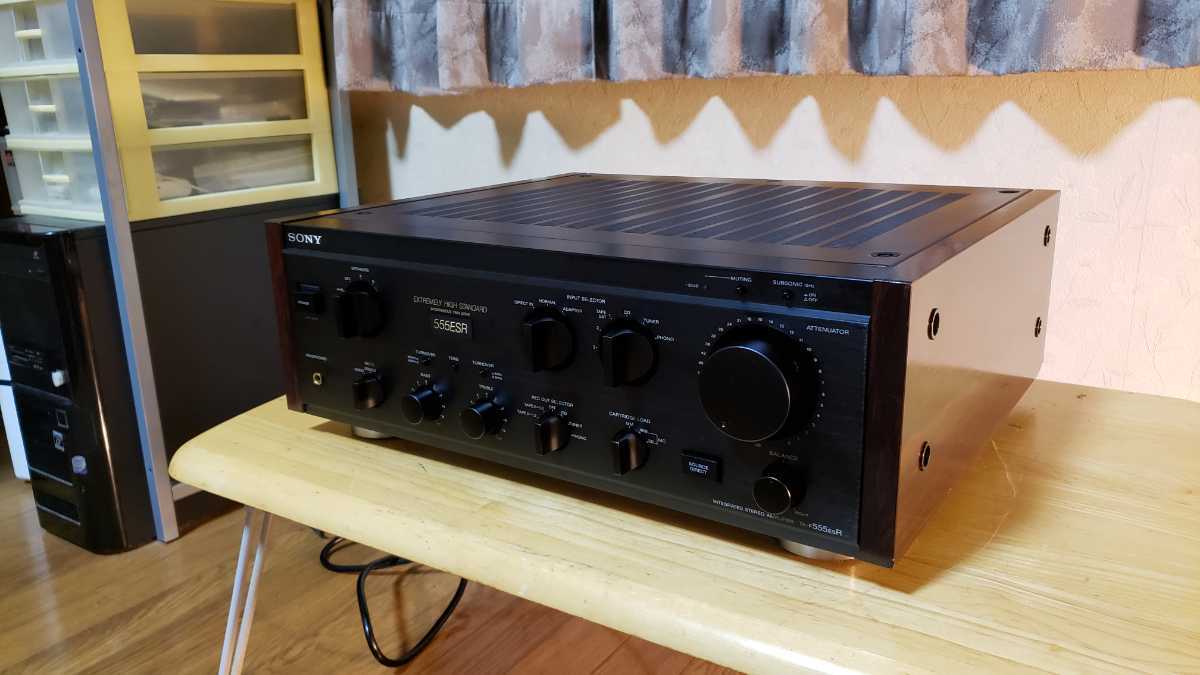 ソニー メンテ・調整済み SONY プリメインアンプ TA-F555ESR 極上機