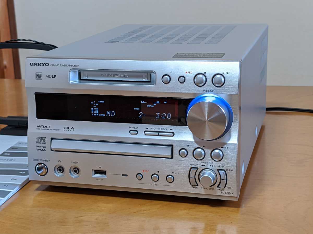 ONKYO FR-N9NX オンキョー MD USB CD レシーバーアンプ