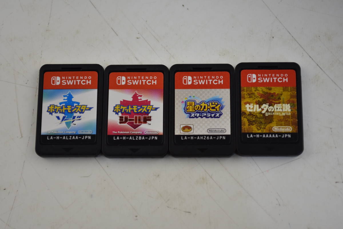 10728)【Nintendo Switch】ソフト4本セット⑤ [ゼルダの伝説 ブレス