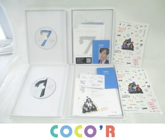 【同梱可】良品 韓流 防弾少年団 BTS MAP OF THE SOUL 7 VERSION 01 02 03 04 ジョングク トレカ2枚付き 4点 グッズセット BTS OF SOUL (防弾少年団)、韓国最新作『MAP LOVE Music