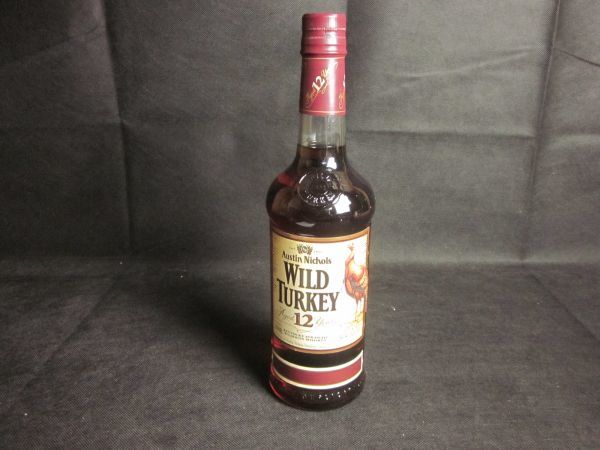 【定番，人気セール】 古酒　未開封　WILD　TURKEY　12年　ワイルドターキー　箱付　バーボン　ウィスキー　700ｍｌ　　