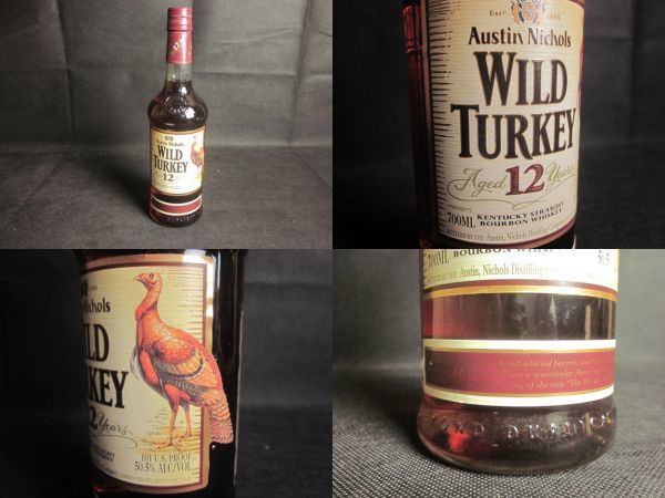 【定番，人気セール】 古酒　未開封　WILD　TURKEY　12年　ワイルドターキー　箱付　バーボン　ウィスキー　700ｍｌ　　