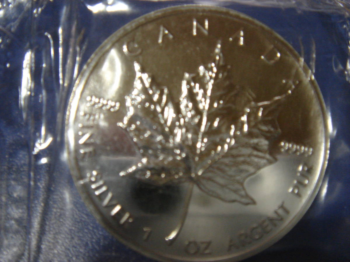 カナダ 5ドル メイプル リーフ銀貨1995 1996 5ドル カナダ 銀貨 1
