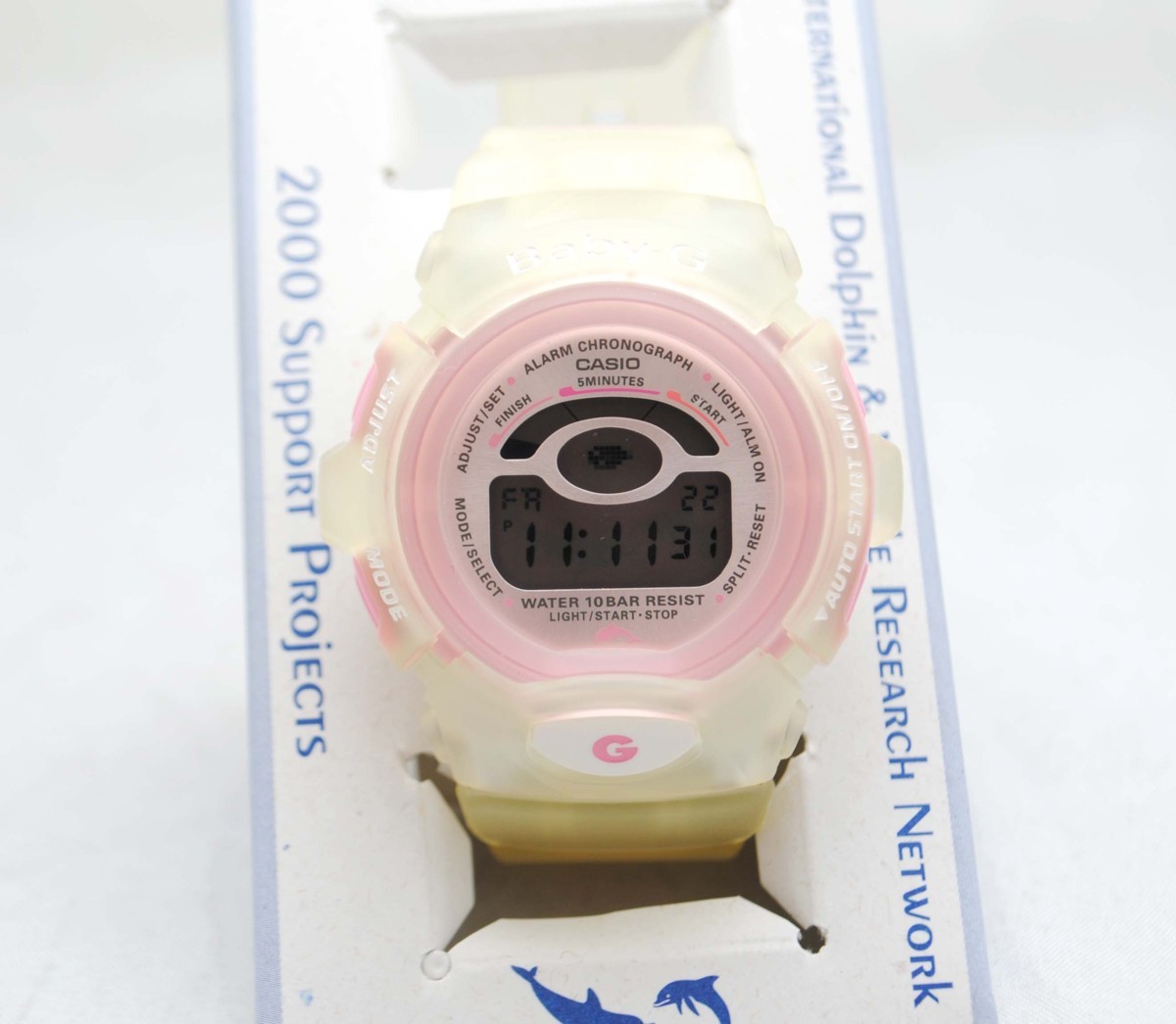 [未使用品 デッドストック] 動作OK【CASIO】Baby-G BG-600K-4DR イルクジ レディース 動作OK 箱付 未使用品