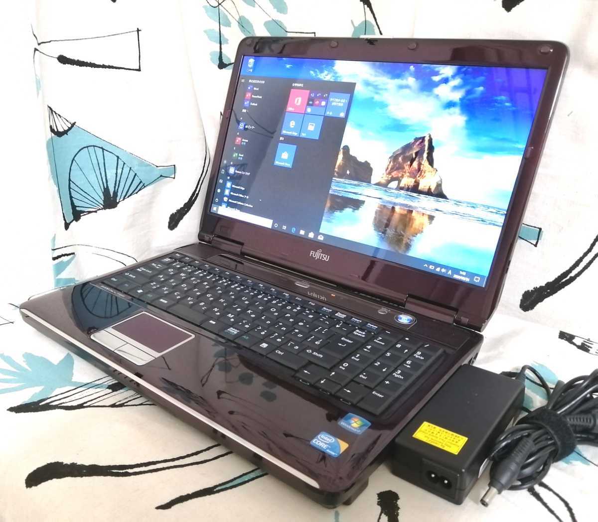 【100%新品，送料無料】 完動品 富士通 NF/G60T Corei3 M330 2.13GHz/4GB/500GB/15.6インチ/ブルーレイ/Win10搭載 Office365 Pro Plus導入済み(15インチ～)｜売買されたオークション情報、yahooの商品情報をアーカイブ公開 - オークファン 富士通