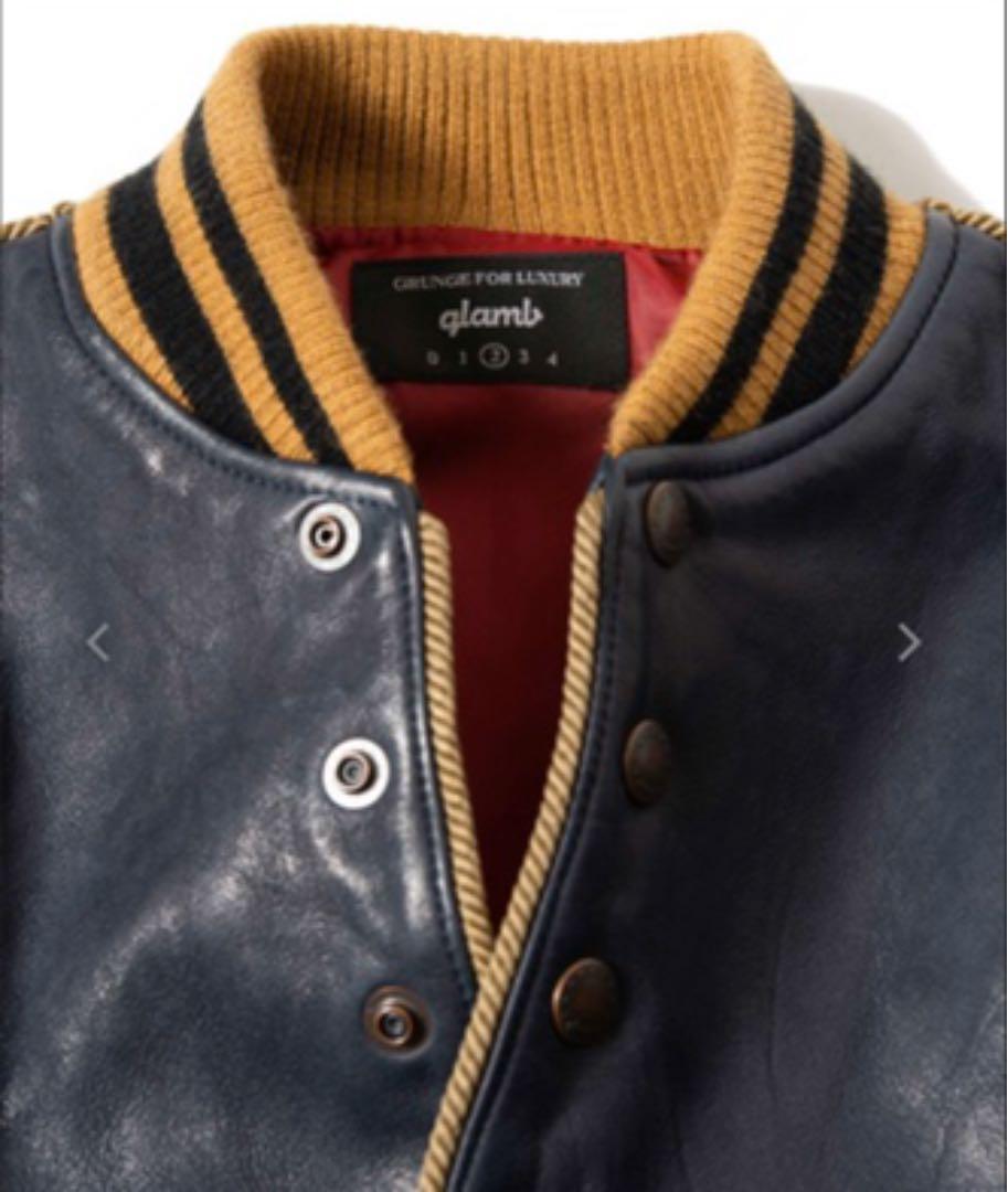 未使用に近い 美品 予約完売品 完売色 glamb Clyman stadium JKT 