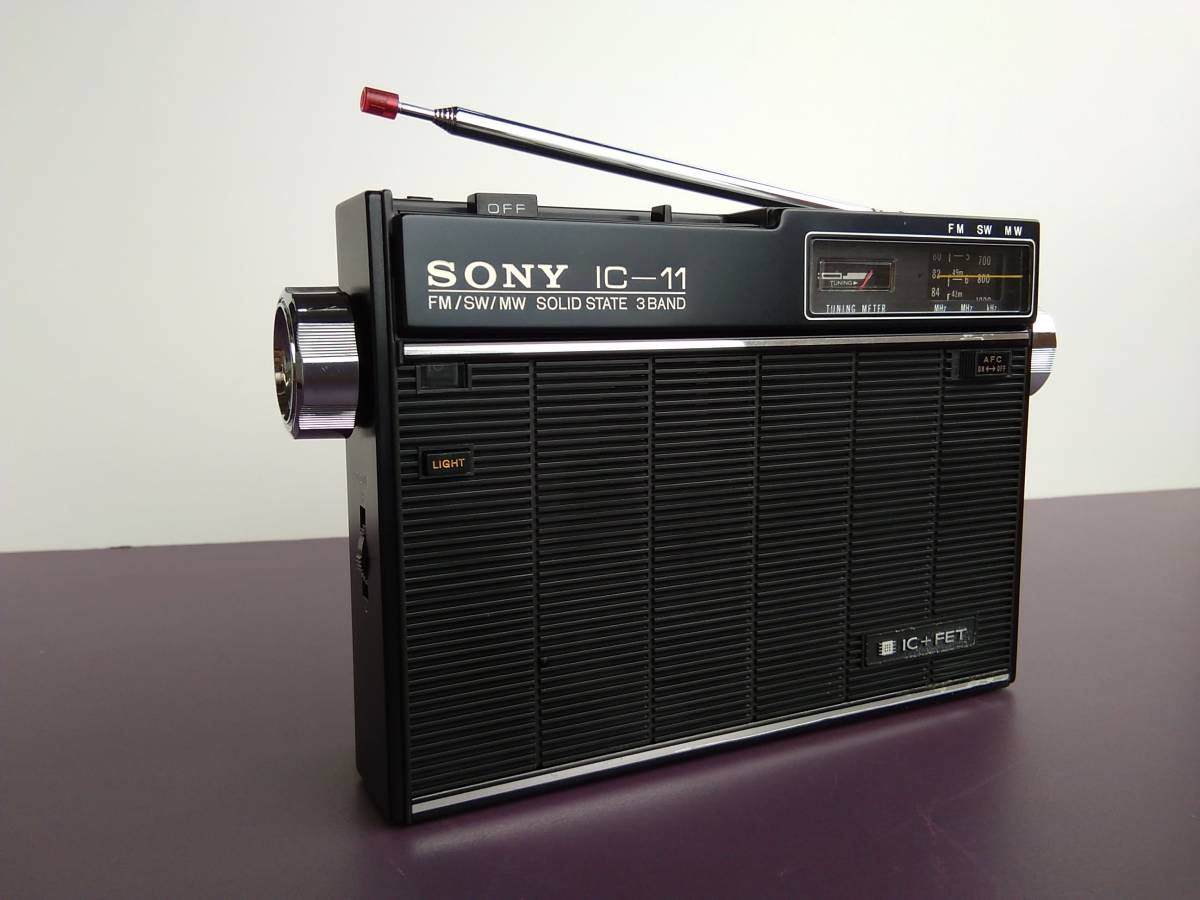 SONYアンティークラジオretro，ICF-110B＊中古動作品＊，深夜食堂