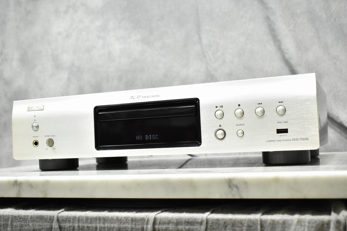 ジャンク品　DENON デノン　 CDプレーヤー DCD-755RE ☆ ジャンク品!! ☆ DENON デノン DCD-755RE CDプレーヤー
