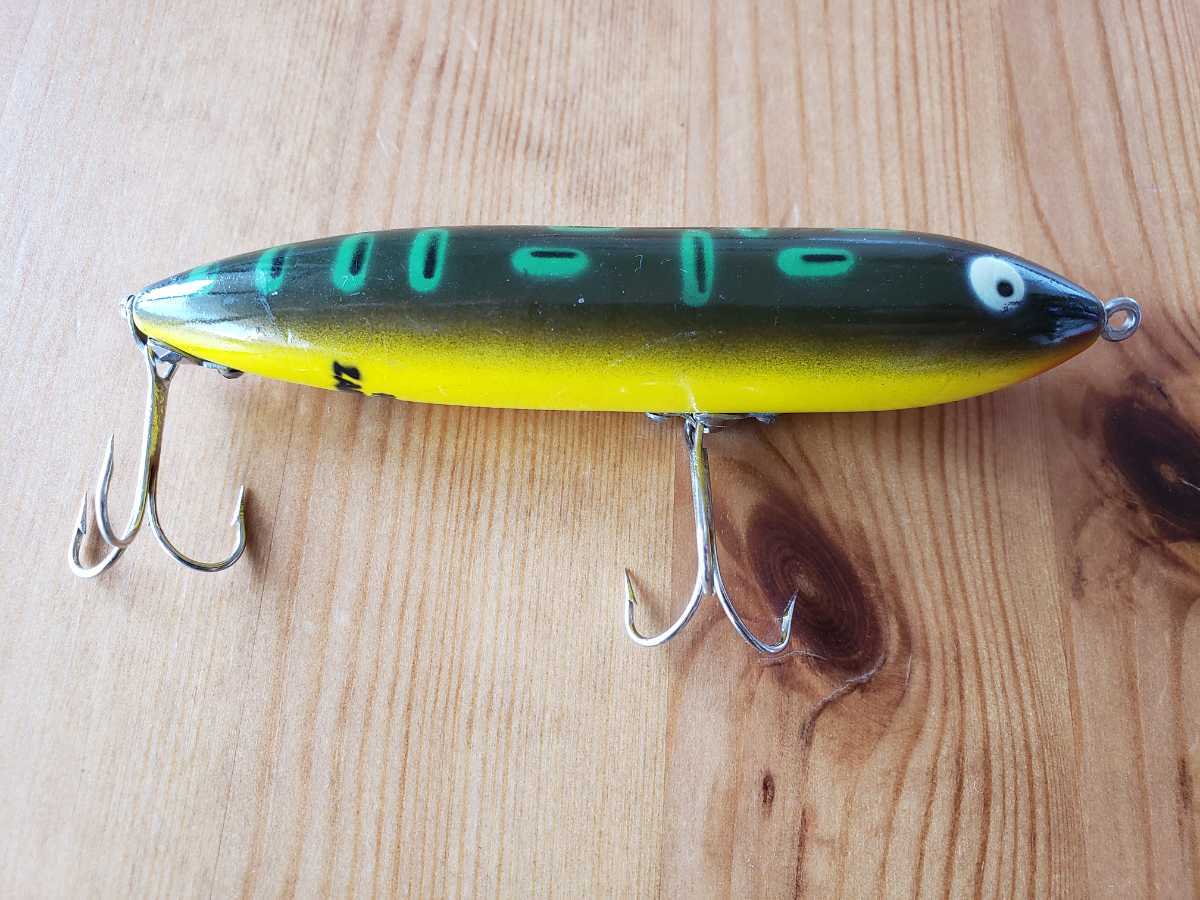 人気定番，豊富な ファーストザラスプーク 縦割れ 吹き目 バナナ オールドヘドン OLD HEDDON(ヘドン)｜売買されたオークション情報、yahooの商品情報をアーカイブ公開 - オークファン 淡水