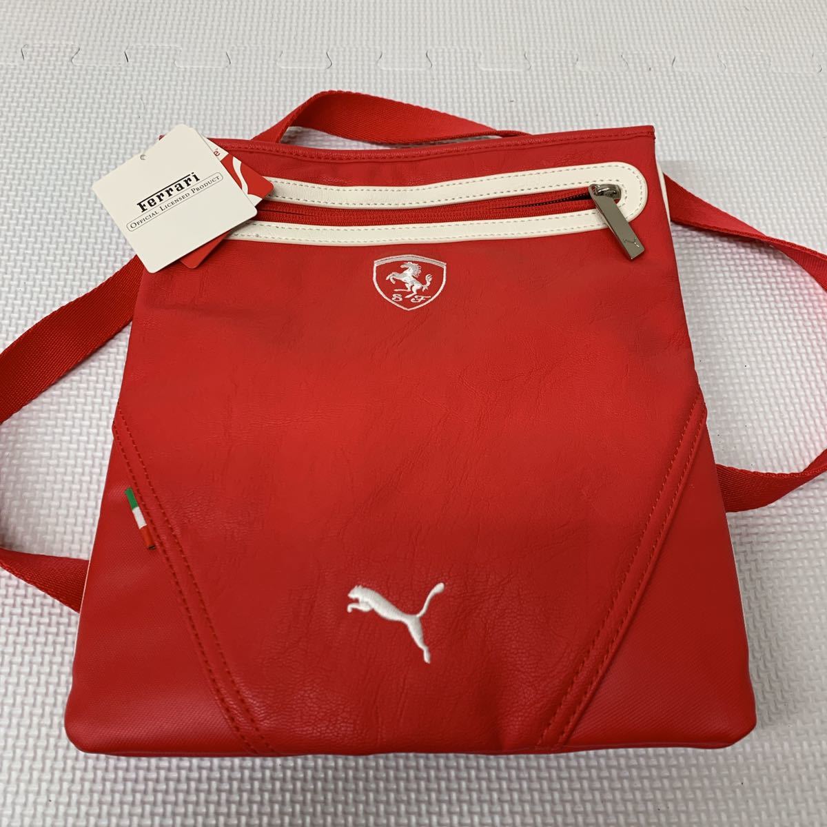 Ferrari フェラーリ 大型サイズ レザーボストンバッグ 2025年最新
