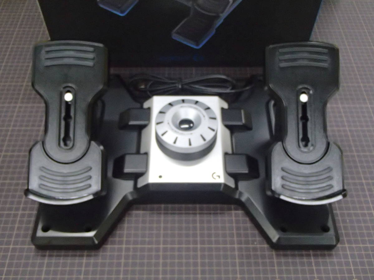 □ロジクール FLIGHT RUDDER PEDALS G-PF-RP□トーブレーキ搭載