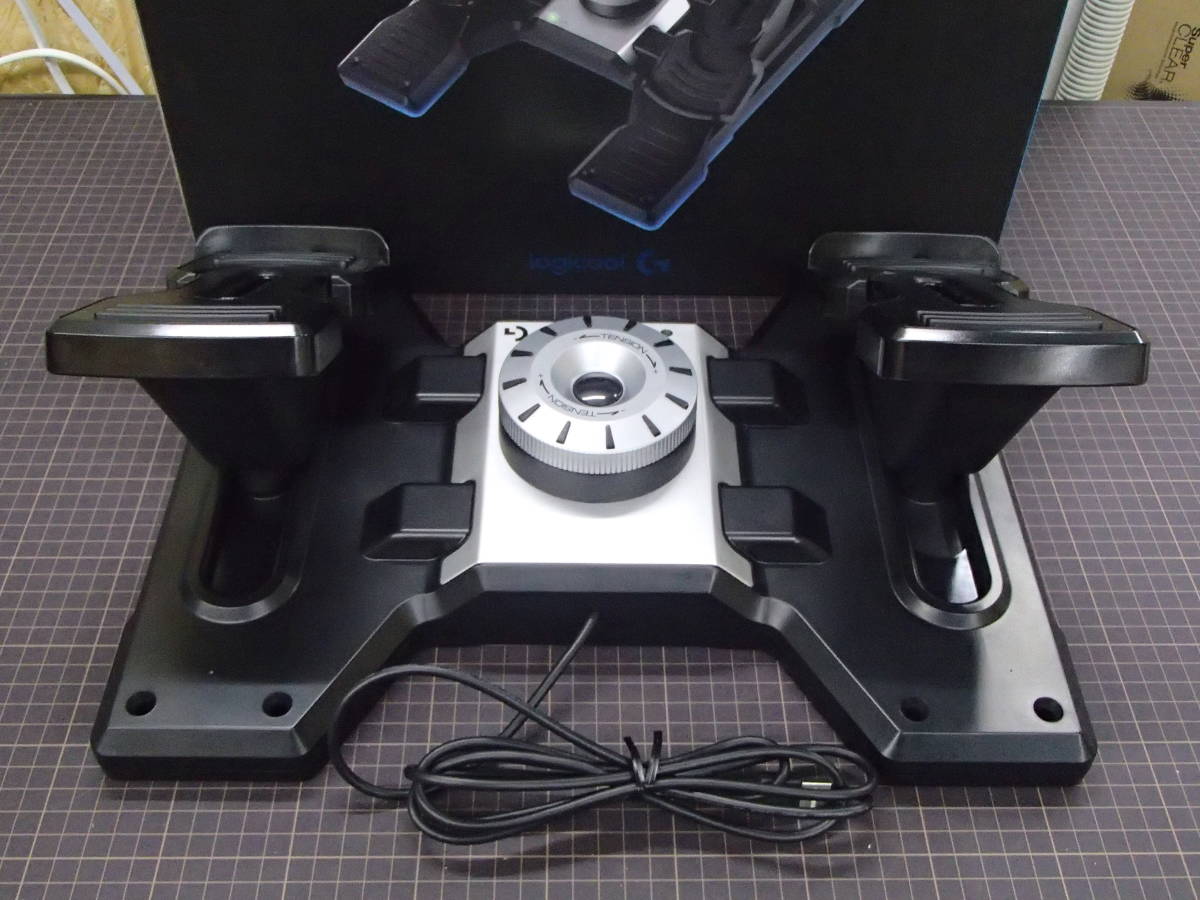 □ロジクール FLIGHT RUDDER PEDALS G-PF-RP□トーブレーキ搭載
