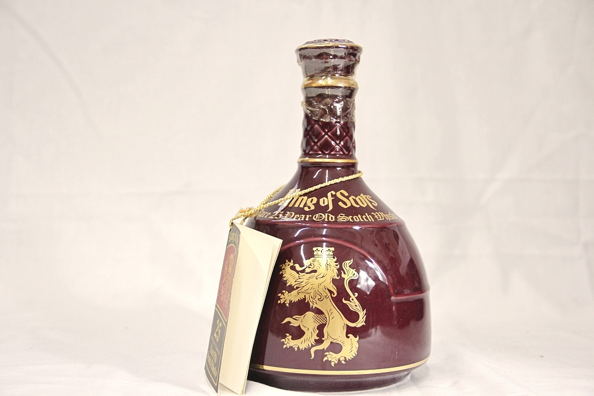 専用！【古酒】King of Scots 25年 スコッチウイスキー 25年 of Scots King 750ml キング オブ スコッツ スコッチ 陶器ボトル
