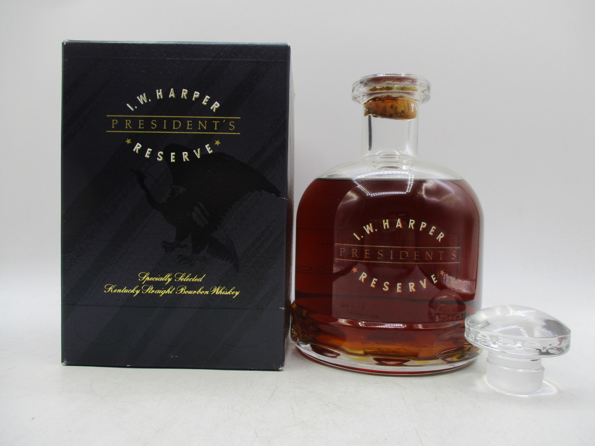ウイスキー I.W. Harper President's Reserve 750ml Harper Reserve - I.W. President's Bourbon Presidents Straight IW