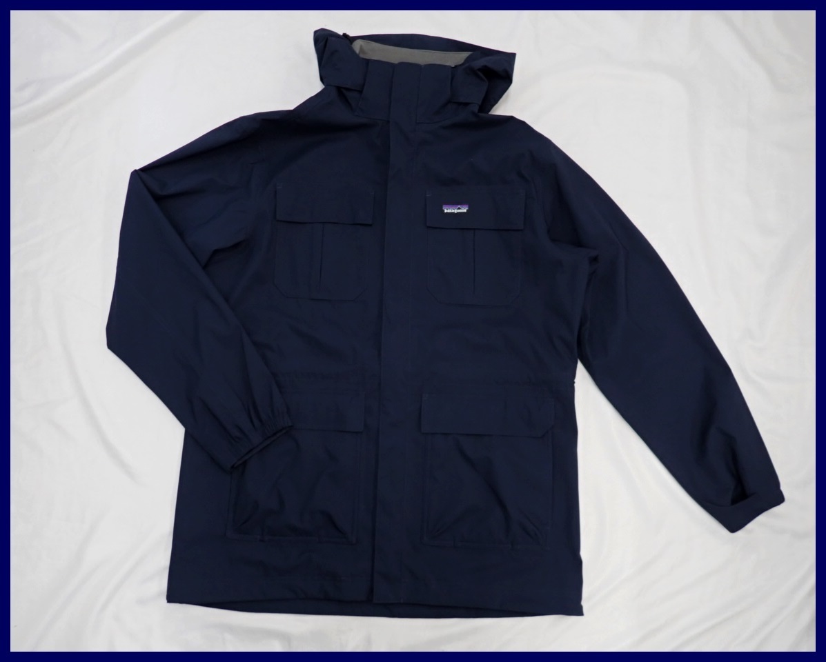 【格安，高品質】 1円 patagonia/パタゴニア エコレイン シェルジャケット L/メンズXL相当/ネイビー/h2no/ダブルジップ/フード取り外し可/27505#1517100003(Lサイズ)｜売買されたオークション情報、yahooの商品情報をアー 男性用
