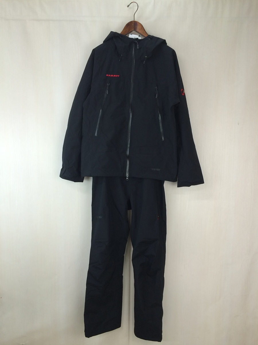 【大人気，格安】 MAMMUT CLIMATE Rain suit/GORE-TEX/セットアップ/マウンテンパーカ/L/ポリエステル/BLK(その他)｜売買されたオークション情報、yahooの商品情報をアーカイブ公開 - オークファン その他