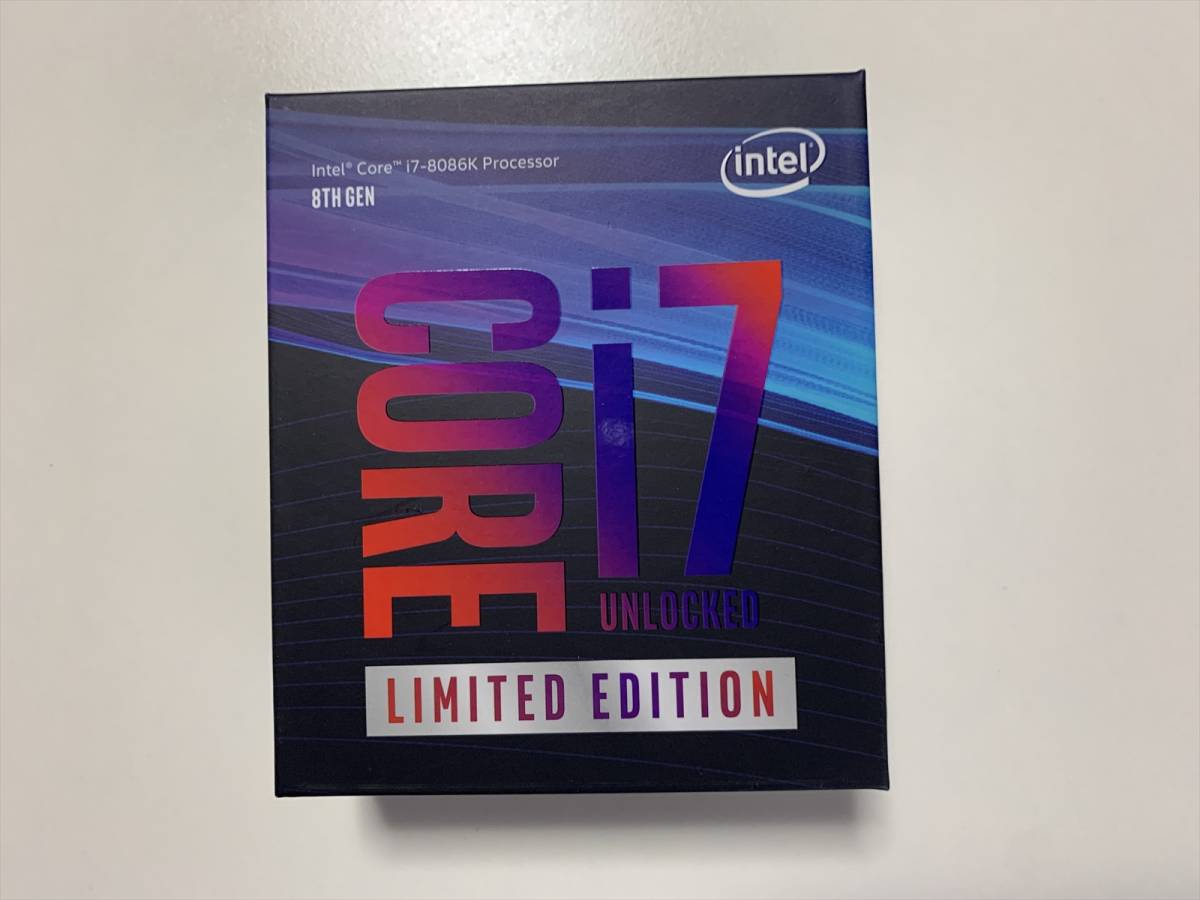 Intel Core i7 8086K Limited Edition BOX 40周年記念 【公式通販】