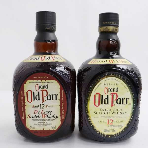 ★2本セット/Old Parr(オールドパー)43% 12年 750ml K20G110045
