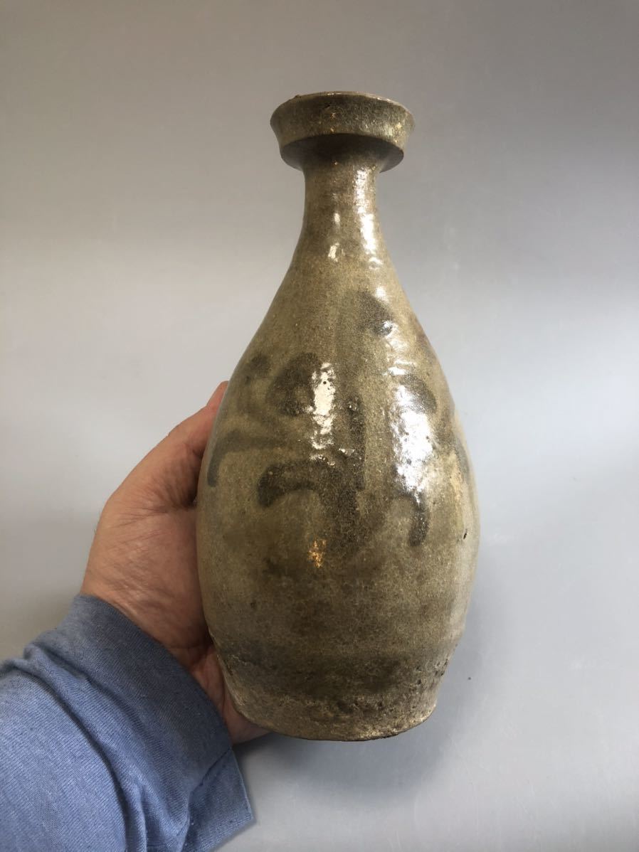 徳利 朝鮮美術 李朝 - 共箱 | 酒器 高麗 花器 茶道具 絵高麗 広口